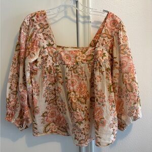 Loeffler Randall Floral Print Women's Top XS